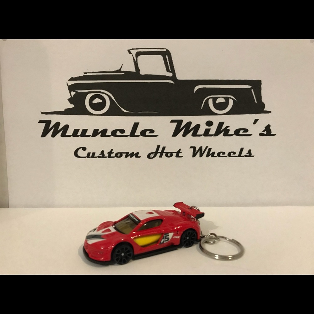 Hot Wheels Renault Sport RS keychain custom made